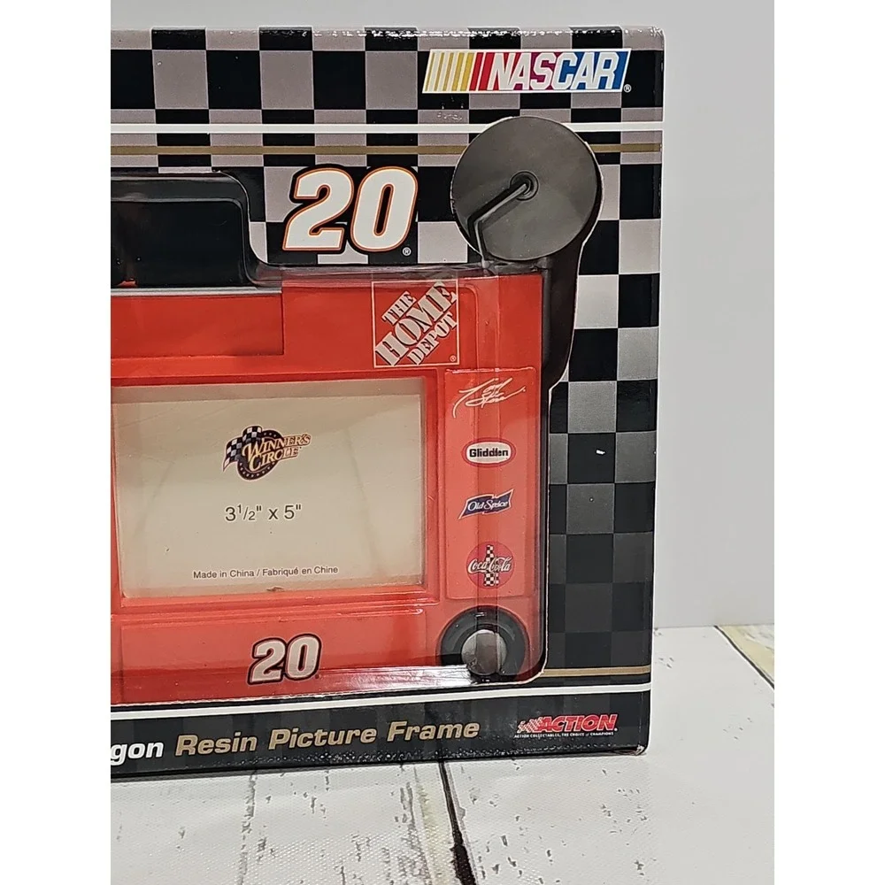 VTG Winner 's Circle The Home Depot #20 Tony Stewart Nascar Orange Picture Frame